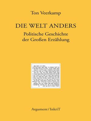 cover image of Die Welt anders